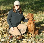 Choral and Sassy, pheasant hunting in Montana